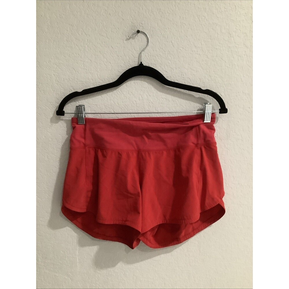 Lululemon Speed Up Short Red SIZE: 4 - Picture 5 of 7